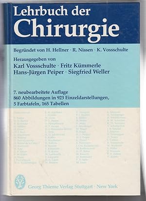 Seller image for Lehrbuch der Chirurgie. for sale by Allguer Online Antiquariat