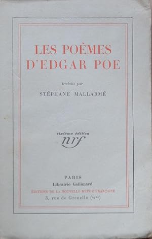 Image du vendeur pour Les Pomes d?Edgar Poe, traduits par Stphane Mallarm mis en vente par Bouquinerie L'Ivre Livre