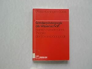 Immagine del venditore per Sonderpdagogik als Wissenschaft. Heinrich Hanselmanns Theorie der Sonderpdagogik. venduto da Antiquariat Bookfarm