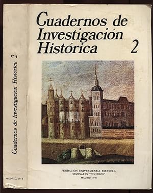 Imagen del vendedor de Cuadernos de Investigacion Historica 2 a la venta por LibrairieLaLettre2