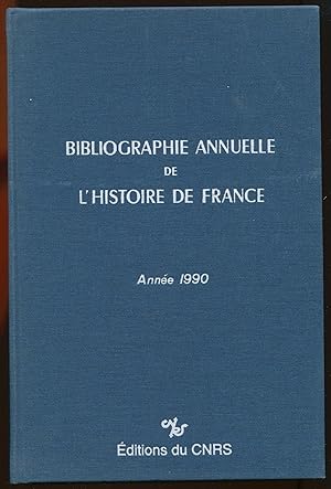 Image du vendeur pour Bibliographie annuelle de l'histoire de France du cinquime sicle  1958 - Anne 1990 mis en vente par LibrairieLaLettre2