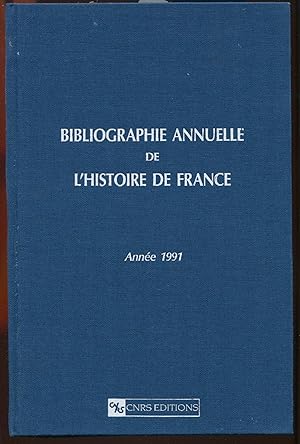 Seller image for Bibliographie annuelle de l'histoire de France du cinquime sicle  1958 - Anne 1991 for sale by LibrairieLaLettre2