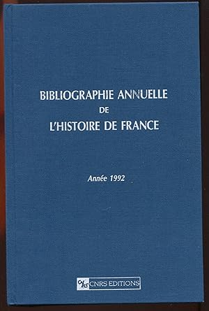 Seller image for Bibliographie annuelle de l'histoire de France du cinquime sicle  1958 - Anne 1992 for sale by LibrairieLaLettre2