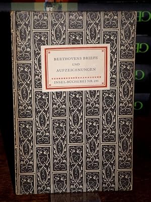 Imagen del vendedor de Beethovens Briefe und persnliche Aufzeichnungen. Auswahl und Erluterungen von Albert Leitzmann. (= Insel-Bcherei 241/1C). a la venta por Altstadt-Antiquariat Nowicki-Hecht UG