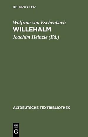 Imagen del vendedor de Willehalm a la venta por BuchWeltWeit Ludwig Meier e.K.