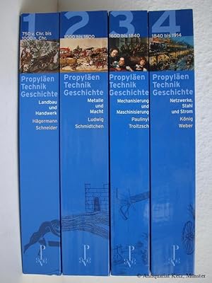 Seller image for Propylen Technikgeschichte. 4 Bnde. Unvernderte Neuausgabe der 1990 - 1992 erschienenen Originalausgabe. for sale by Antiquariat Hans-Jrgen Ketz
