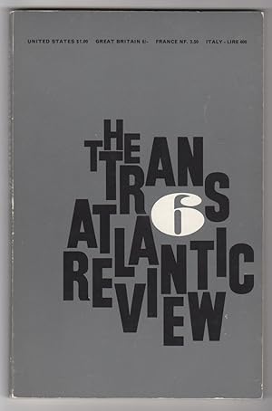 Seller image for The Transatlantic Review 6 (Spring 1961) for sale by Philip Smith, Bookseller