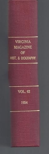 The Virginia Magazine of History and Biography, Volume 62, 1954