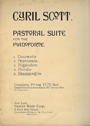 PASTORAL SUITE FOR THE PIANOFORTE. 5. PASSACAGLIA.