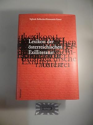 Bild des Verkufers fr Lexikon der sterreichischen Exilliteratur. zum Verkauf von Druckwaren Antiquariat