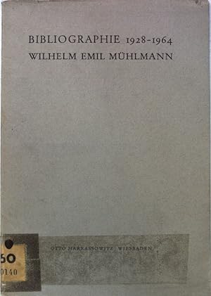 Bild des Verkufers fr Bibliographie 1928-1964 Wilhelm Emil Mhlmann; zum 60. Geburtstag. zum Verkauf von books4less (Versandantiquariat Petra Gros GmbH & Co. KG)