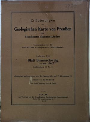 Seller image for Erluterungen zur Geologischen Karte von Preuen und benachbarten deutschen Lndern, Lieferung 215 Blatt Braunschweig Nr. 2026; for sale by books4less (Versandantiquariat Petra Gros GmbH & Co. KG)