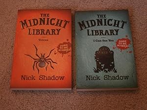 Seller image for NICK SHADOW: MIDNIGHT LIBRARY I VOICES & MIDNIGHT LIBRARY VII I CAN SEE YOU - PAPERBACK ORIGINALS WRITTEN BY SHAUN HUTSON UNDER PSEUDONYM for sale by Books for Collectors