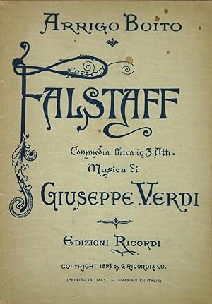Falstaff Musica di Giuseppe Verdi
