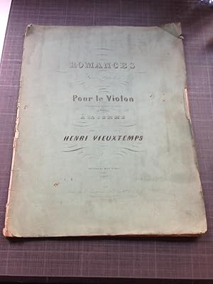 Romances Sans Paroles Composées Pour Le Violon Avec Accompagnement De Piano et Dédiées à Sa Femme