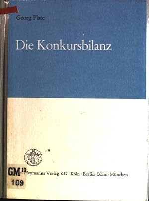 Immagine del venditore per Die Konkursbilanz venduto da books4less (Versandantiquariat Petra Gros GmbH & Co. KG)