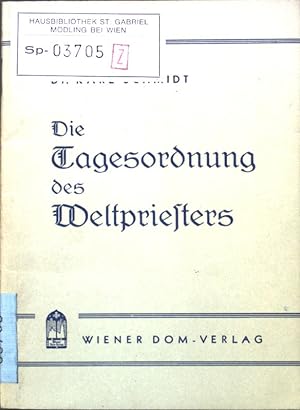 Immagine del venditore per Die Tagesordnung des Weltpriesters; venduto da books4less (Versandantiquariat Petra Gros GmbH & Co. KG)