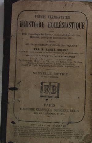 Seller image for Precis elementaire d'histoire ecclesiastique. for sale by books4less (Versandantiquariat Petra Gros GmbH & Co. KG)