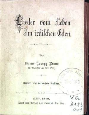 Bild des Verkufers fr Lieder vom Leben im irdischen Eden zum Verkauf von books4less (Versandantiquariat Petra Gros GmbH & Co. KG)