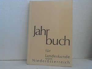 Jahrbuch für Landeskunde von Niederösterreich. - Neue Folge, [hier:] Band 57 / 58 (1991 / 1992) -