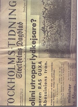 Stockholms - Tidningen Nr. 279 13. Oktober 1935
