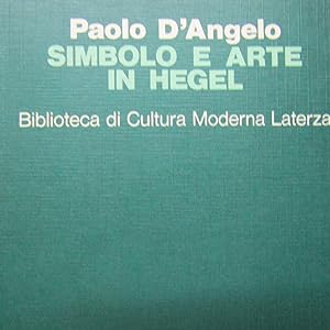 Immagine del venditore per Simbolo e arte in Hegel venduto da Antonio Pennasilico