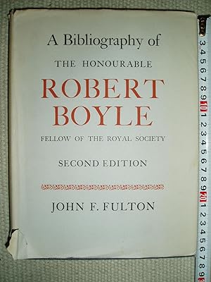 Bild des Verkufers fr A Bibliography of the Honourable Robert Boyle, Fellow of the Royal Society zum Verkauf von Expatriate Bookshop of Denmark