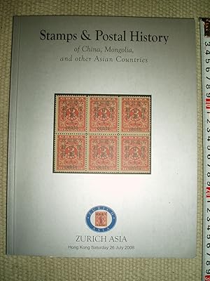 Bild des Verkufers fr Stamps & Postal History of China, Mongolia, and other Asian Countries zum Verkauf von Expatriate Bookshop of Denmark