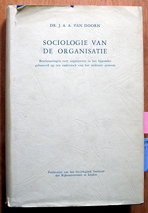 Seller image for Sociologie Van De Organisatie for sale by Ken Jackson