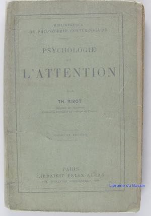 Bild des Verkufers fr Psychologie de l'attention zum Verkauf von Librairie du Bassin