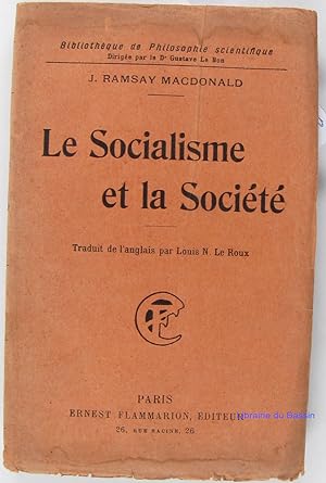 Seller image for Le Socialisme et la Socit for sale by Librairie du Bassin