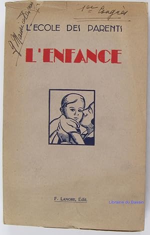 Imagen del vendedor de L'enfance a la venta por Librairie du Bassin