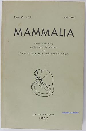 Mammalia Tome 38 n°2