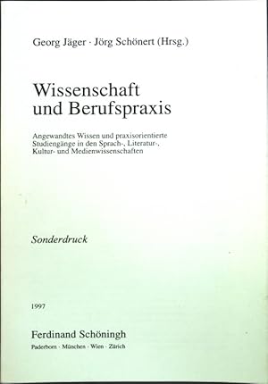 Bild des Verkufers fr Praxisorientierte Studiengnge an der Universitt: berlegungen zur ihrer Bewertung und Planung; Sonderdruck aus: Wissenschaft und Berufspraxis; zum Verkauf von books4less (Versandantiquariat Petra Gros GmbH & Co. KG)