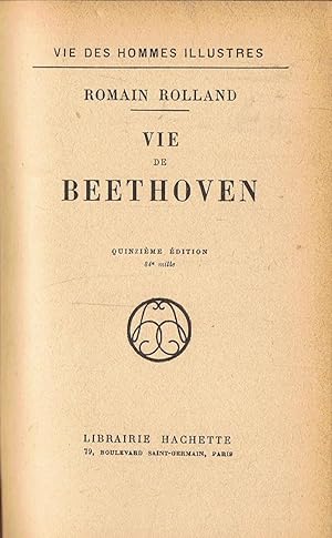 Image du vendeur pour VIE DE BEETHOVEN mis en vente par Librera Torren de Rueda