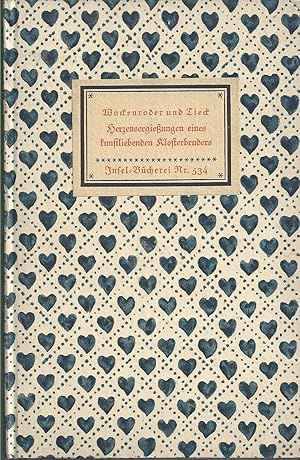 Seller image for Herzensergieungen eines kunstliebenden Klosterbruders. for sale by Versandantiquariat Alraune