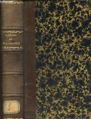 Bild des Verkufers fr QUESTIONS DE PHILOSOPHIE / DIEU , PRINCIPE DE LA LOI MORALE + LES PROBLEMES DES CAUSES FINALES + NATURE ET HISTOIRE DE LA LIBERTE DE CONSCIENCE + DE LA TOLERANCE RELIGIEUSE + LA REVALTION DEVANT LA RAISON. zum Verkauf von Le-Livre