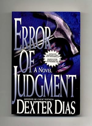 Error of Judgment - Advance Reading Copy