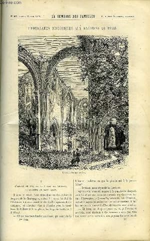 Seller image for LA SEMAINE DES FAMILLES 3EME ANNEE N37 - PROMENADES HISTORIQUES AUX ENVIRONS DE PARIS DE AMEDEE AUFAUVRE, UNE PETITE FILLE DE ROBINSON TROISIEME PARTIE DE ALFRED DES ESSARTS, DIX JOURS DANS LE MORBIHAN EN 1860 DE ALFRED NETTEMENT for sale by Le-Livre