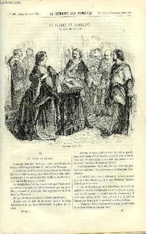 Seller image for LA SEMAINE DES FAMILLES 3EME ANNEE N47 - LE FLORIN DE LORRAINE III DE AMEDEE AUFAUVRE, CRITIQUE - MEMOIRES POUR SERVIR A L'HISTOIRE DE MON TEMPS DE ALFRED NETTEMENT, PETITE ETUDE DE MOEURS DE LA COMTESSE DE BASSANVILLE for sale by Le-Livre