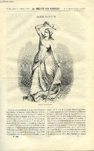 Seller image for LA SEMAINE DES FAMILLES 3EME ANNEE N51 - JEANNE HACHETTE DE RENE, LE FLORIN DE LORRAINE IX DE AMEDEE AUFAUVRE, DIX JOURS DANS LE MORBIHAN EN 1860 DE ALFRED NETTEMENT, JE VEUX ETRE ZOUAVE D'UN TAUPIN for sale by Le-Livre