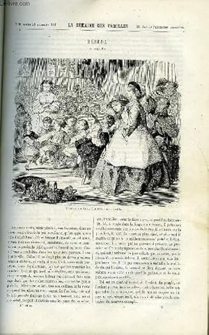 Seller image for LA SEMAINE DES FAMILLES 4EME ANNEE N9 - RESEDA II DE ANNA EDIANEZ, CRITIQUE - HISTOIRE DE LA TERREUR DE ALFRED NETTEMENT, LA VALLEE D'HYERES VI AMEDEE AUFAUVRE, LE BOUCLIER DE LA FOUDRE V DE G. DE LA LANDELLE, VOYAGE DE BURTON ET SPECKE DE CHARLES GRAD for sale by Le-Livre