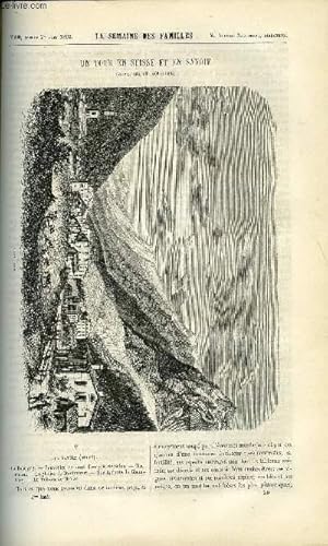 Imagen del vendedor de LA SEMAINE DES FAMILLES 4EME ANNEE N39 - UN TOUR EN SUISSE ET EN SAVOIE V DE ALFRED DES ESSARTS, ROSE LA FIDELE III DE THERESE ALPHONSE KARR, OUDLETTE DANS LE PUITS DE ANDRE J. LE PAS, LE JEU EN FRANCE XI DU VICOMTE DE POLI a la venta por Le-Livre