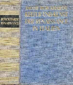 Imagen del vendedor de KULTUR UND KUNST DER RENAISSANCE IN ITALIEN a la venta por Le-Livre