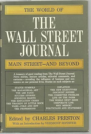 Imagen del vendedor de The World of The Wall Street Journal, Main Street-And Beyond a la venta por Sabra Books