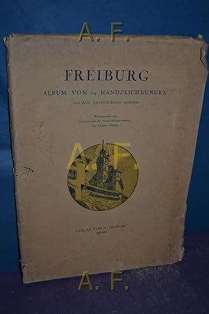 Image du vendeur pour Freiburg Album von 24 Handzeichnungen. mis en vente par Antiquarische Fundgrube e.U.
