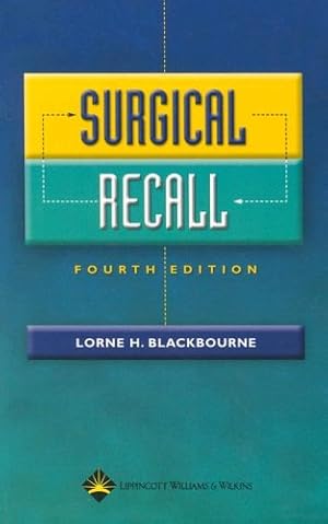 Imagen del vendedor de Surgical Recall (Recall (Wolters Kluwer)) a la venta por Modernes Antiquariat an der Kyll