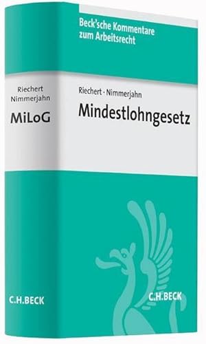 Seller image for Mindestlohngesetz (Beck'sche Kommentare zum Arbeitsrecht, Band 31) for sale by AHA-BUCH