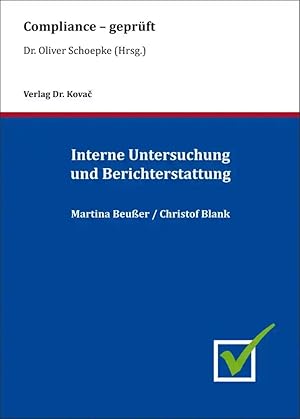 Seller image for Interne Untersuchung und Berichterstattung, for sale by Verlag Dr. Kovac GmbH