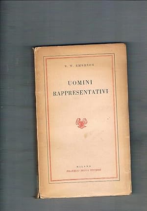Seller image for Uomini rappresentativi. Traduzione di Maria Pastore-Mucchi. (Quinta edizione). for sale by Libreria Gull